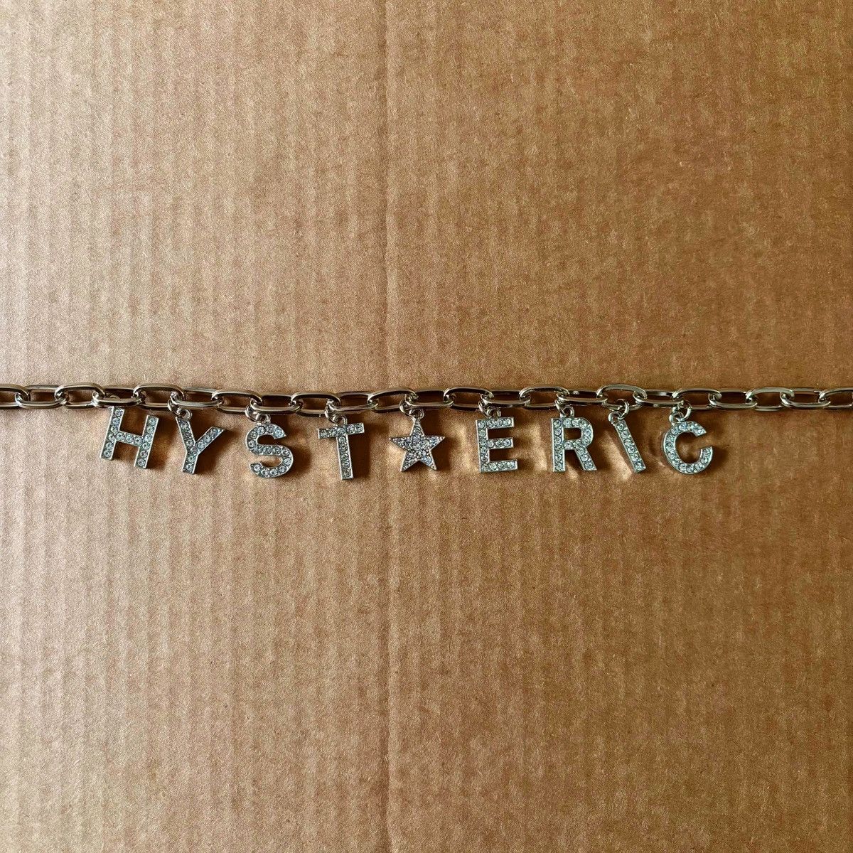 Hysteric Glamour Hysteric Glamour Embellished Logo Charm Silver Necklace 20” Size ONE SIZE - 4 Thumbnail
