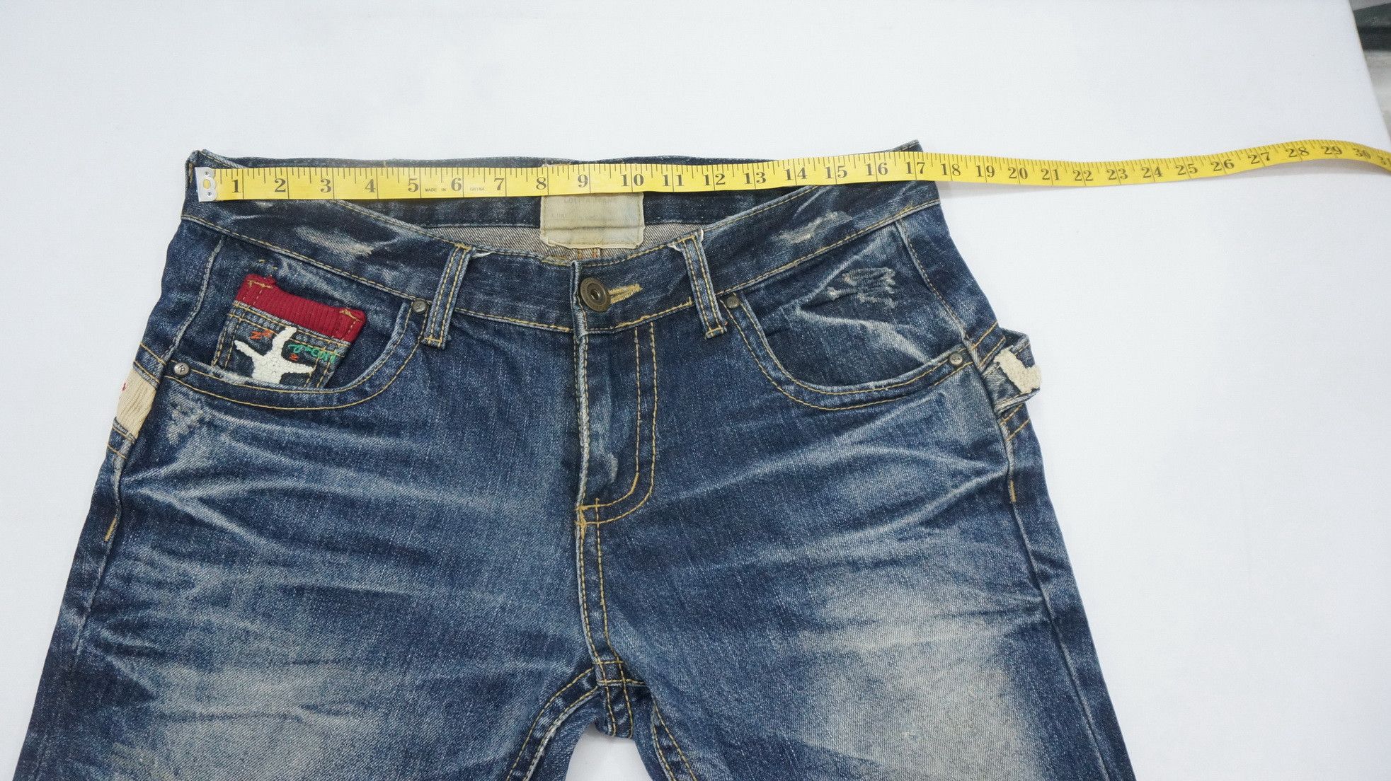 Japanese Brand Vintage 🔥 Yoshitomo Nara x Lolita Distressed Jeans Size US 34 / EU 50 - 7 Thumbnail