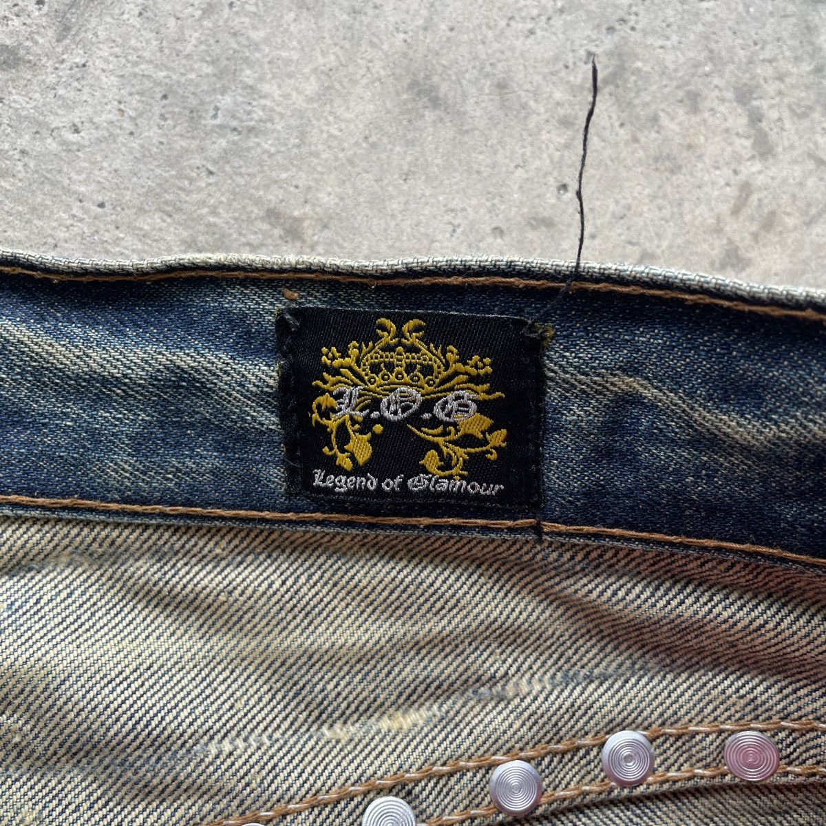 Japanese Brand Vintage Japanese Rusty Jeans Flare Denim Bootcut Pants W32 Size US 32 / EU 48 - 9 Thumbnail