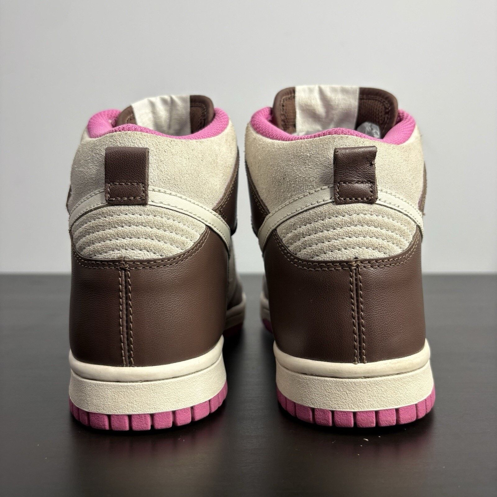 Nike Size 6.5 Women's - Nike Dunk High White Chocolate Pink W Size US 6.5 / IT 36.5 - 5 Thumbnail