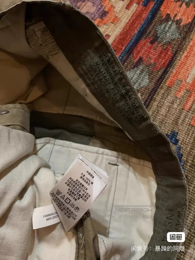 RRL Ralph Lauren RRL Ralph Lauren Johnson's same patch military pants Size US 32 / EU 48 - 8 Thumbnail
