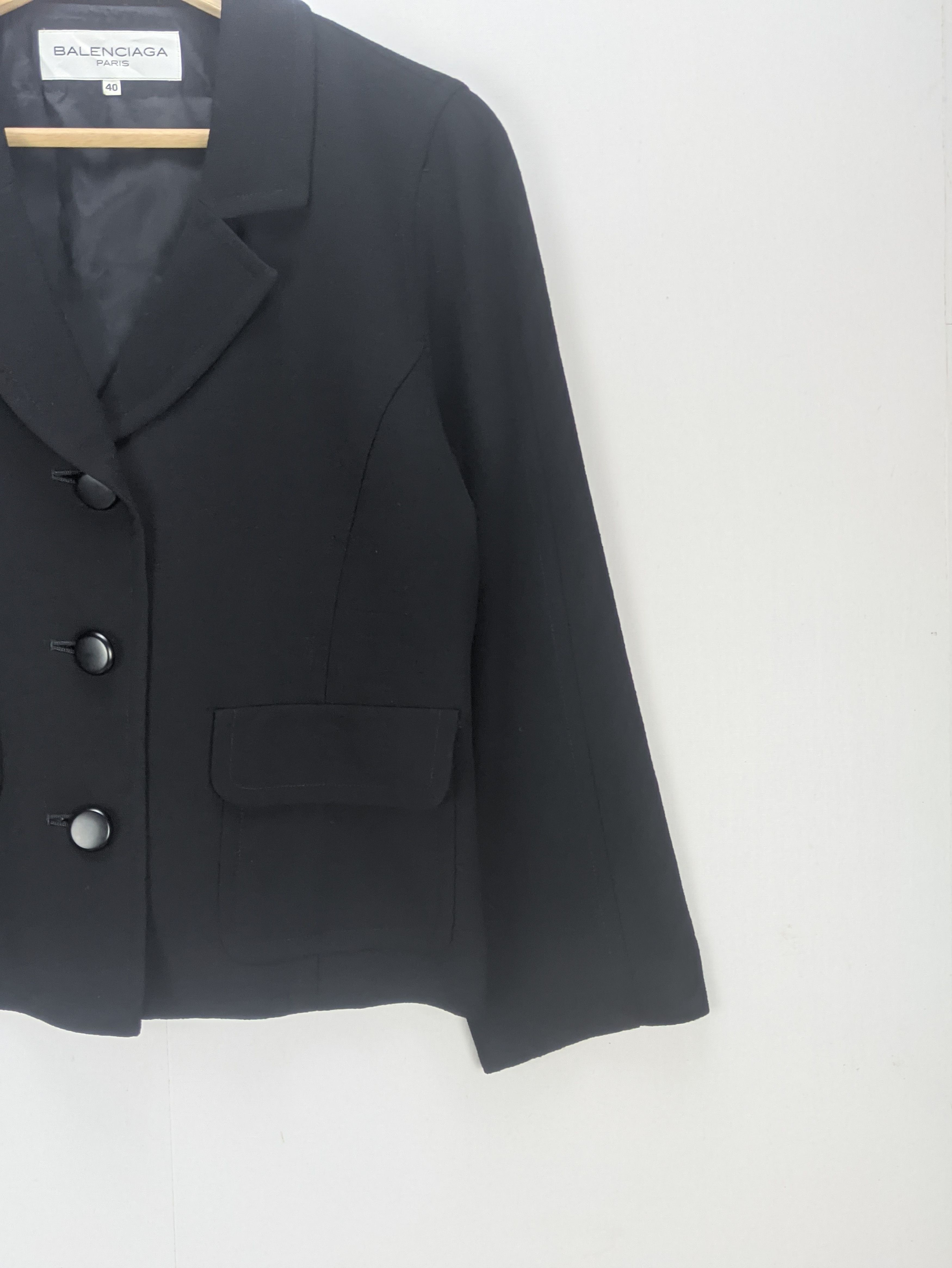 Balenciaga Steals🔥Balenciaga Paris Vintage Cropped Coat Jacket by Size M / US 6-8 / IT 42-44 - 6 Thumbnail