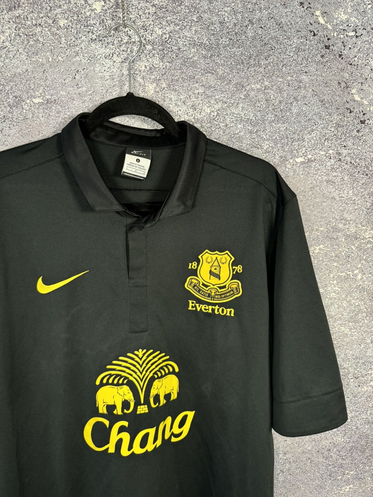 Nike × Vintage FERGUSON Vintage Everton 2012/13 Nike Jersey Blokcore Size US L / EU 52-54 / 3 - 3 Thumbnail