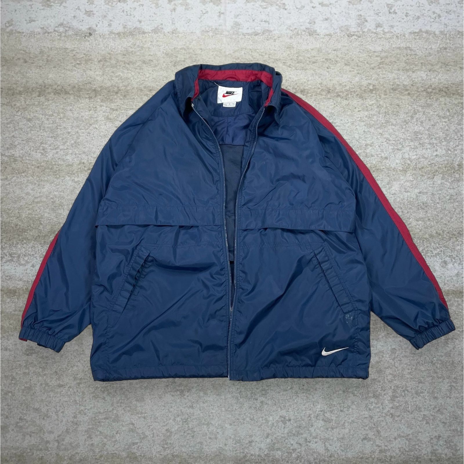 Japanese Brand × Nigo × Nike NIKE X NIGO NAVY VARSITY JACKET