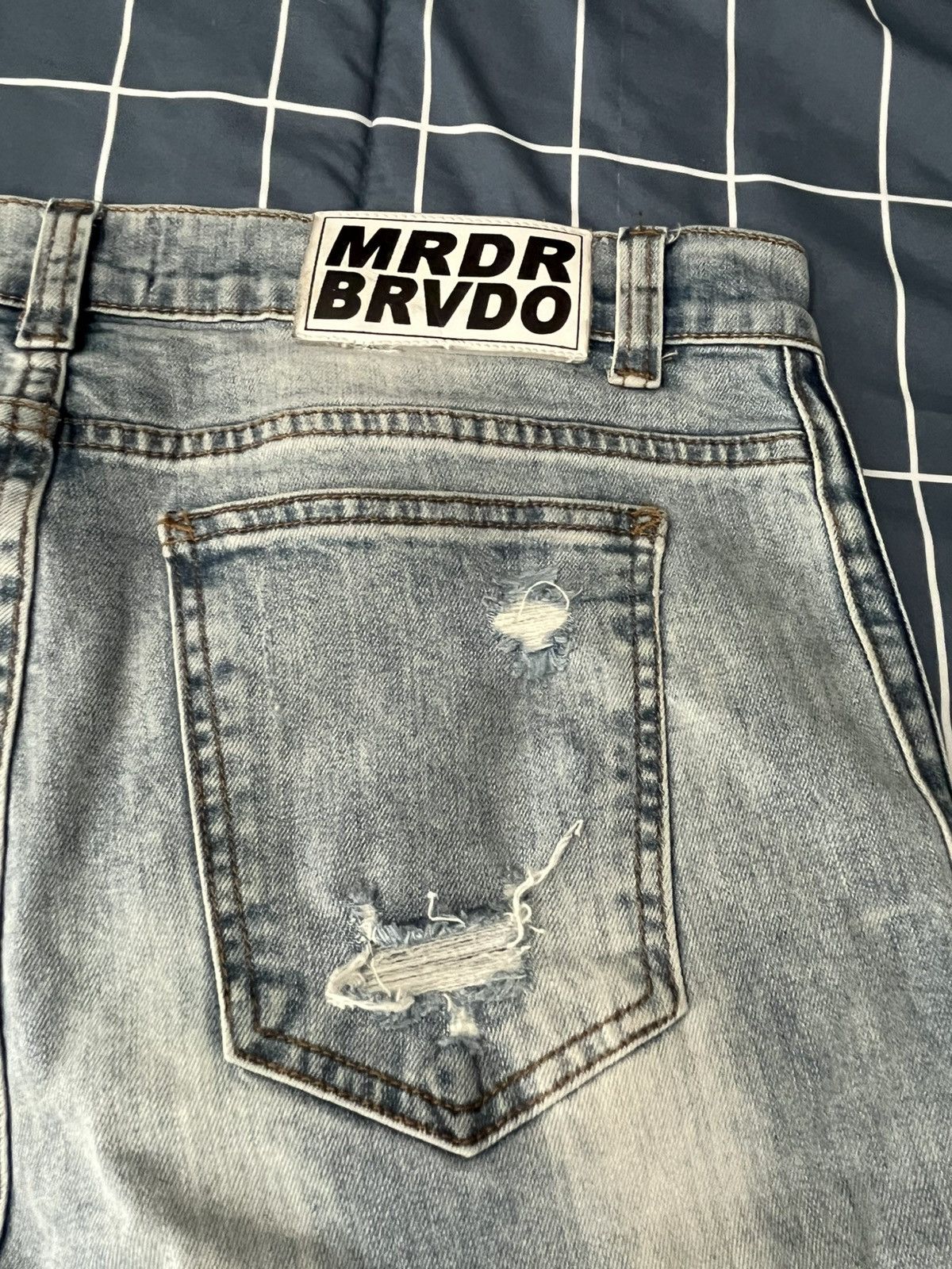 Who Decides War Mrdrbrvdo Jeans Size US 34 / EU 50 - 6 Thumbnail