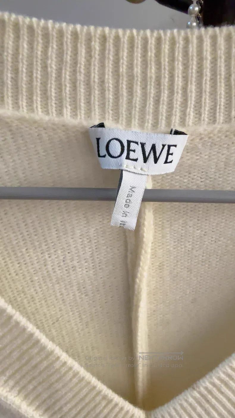 Loewe Loewe Floral Wool Blend Sweater Size S / US 4 / IT 40 - 3 Thumbnail