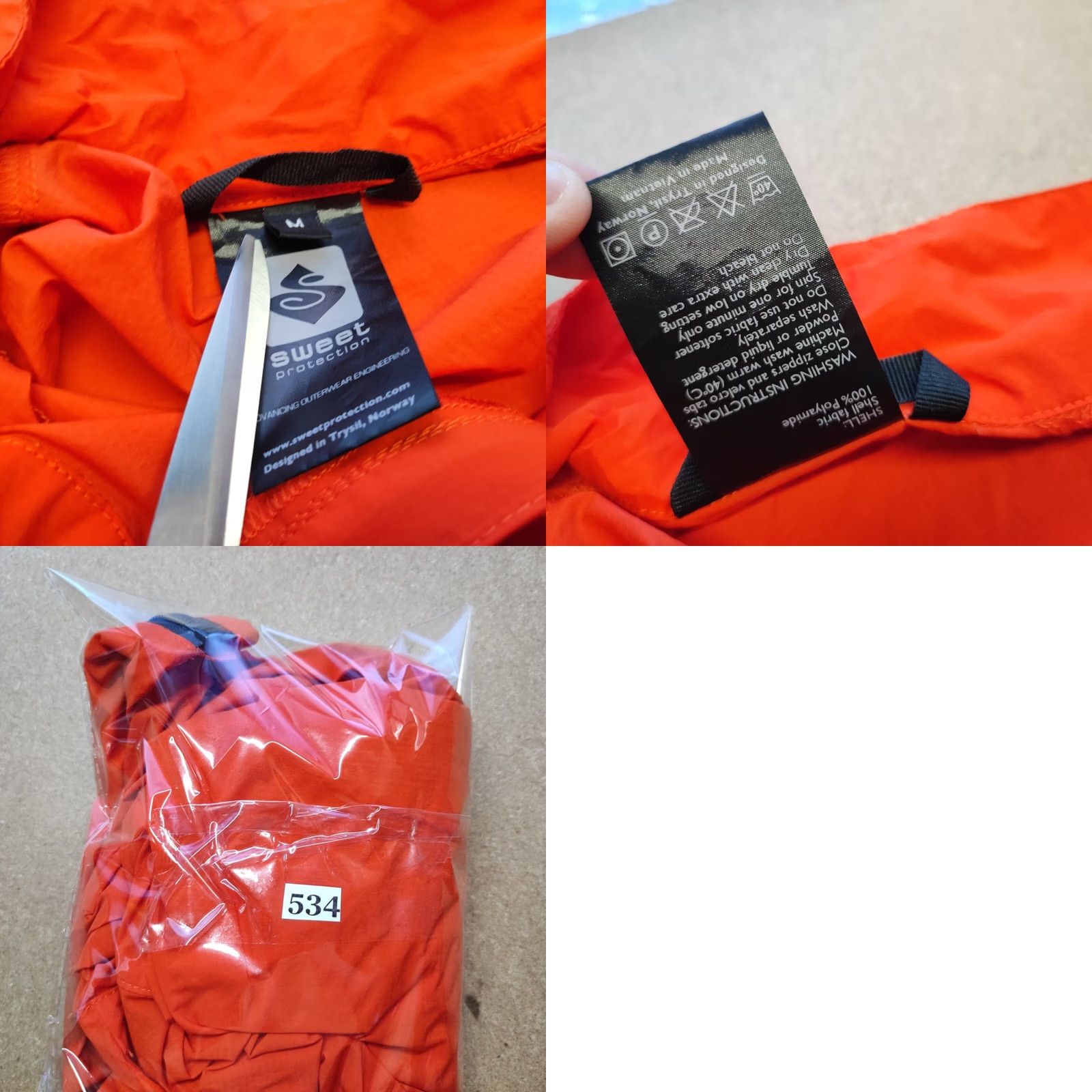 Vintage Sweet Protection Womens Orange Running Track Jacket Full Zip Lightweight M Size Jacket Womens Orange Running Track Jacket Full Zip Lightweight M Size M / US 6-8 / IT 42-44 - 9 Thumbnail