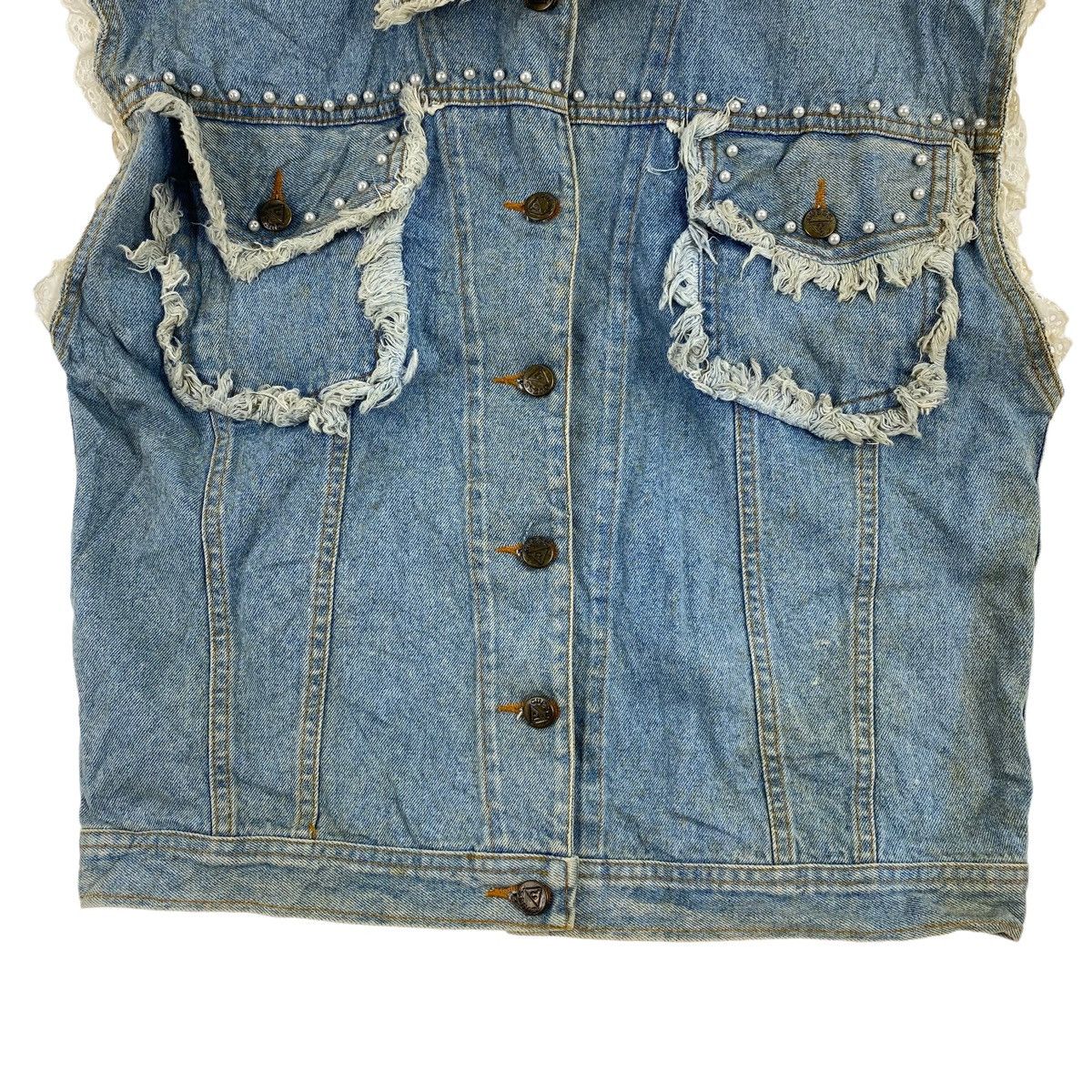 Guess × Vintage Vintage GUESS Retro Style Button Up Sleeveless Denim Jeans Size US M / EU 48-50 / 2 - 3 Thumbnail