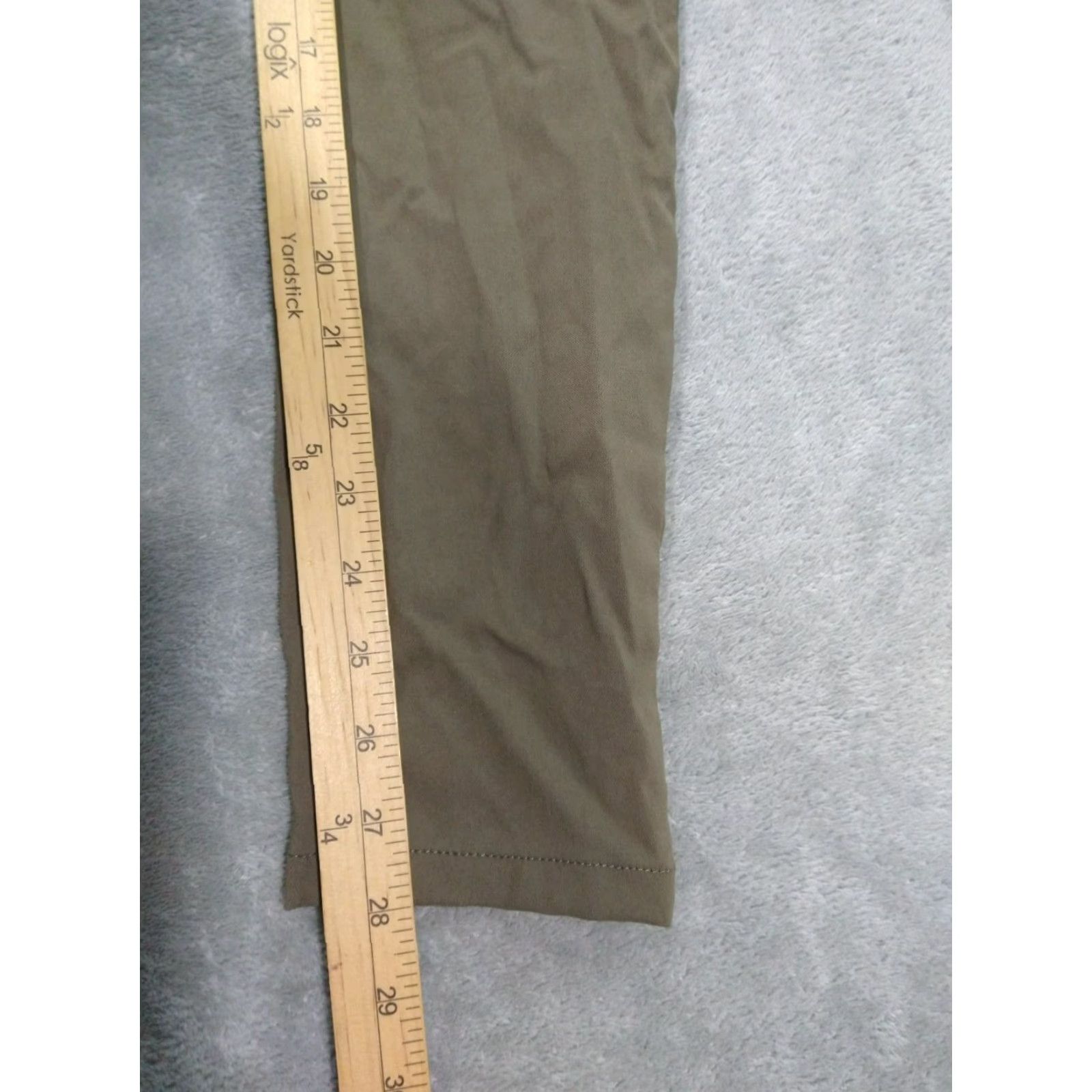 Prana prAna Pants Womens 4 Green Nylon Travel Hiking Outdoor Stretch Chino Regular Tapered Inseam 28 in Green Nature Vintage No Mens Womens Size 27" / US 4 / IT 40 - 5 Thumbnail
