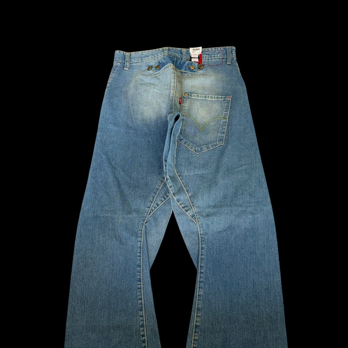 Levi's LEVI’S ENGINEERED JEANS 2005 TWISTED LEG BUCKLE CINCH BACK Size US 31 - 3 Thumbnail