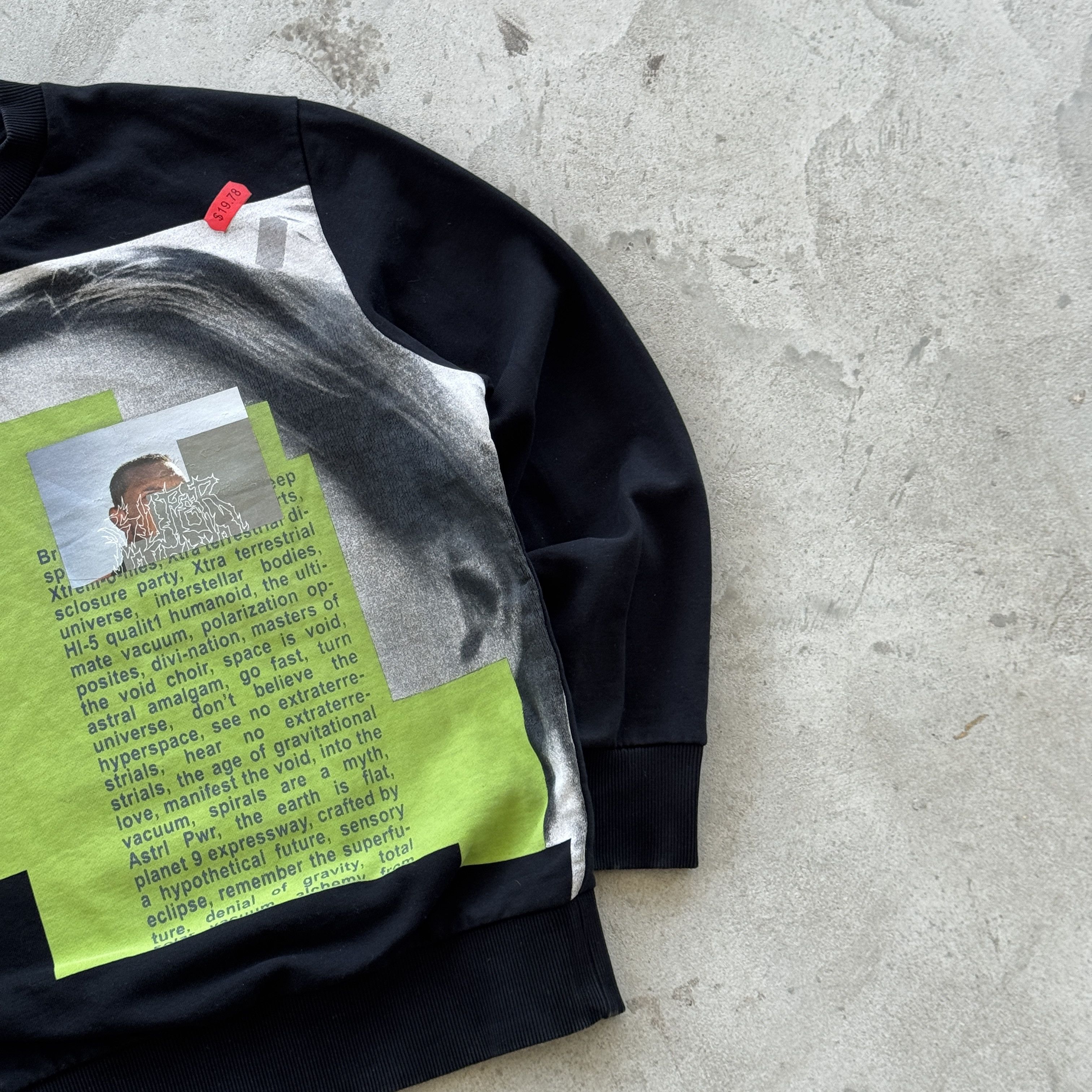 Diesel Diesel Graphic Print Sweatshirt Black Green M Size US M / EU 48-50 / 2 - 2 Thumbnail