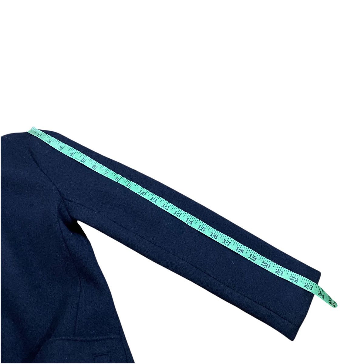 Brooks Brothers Brooks Brothers Red Fleece Wool Coat, Navy Blue Faux Fur Size XS / US 0-2 / IT 36-38 - 15 Thumbnail