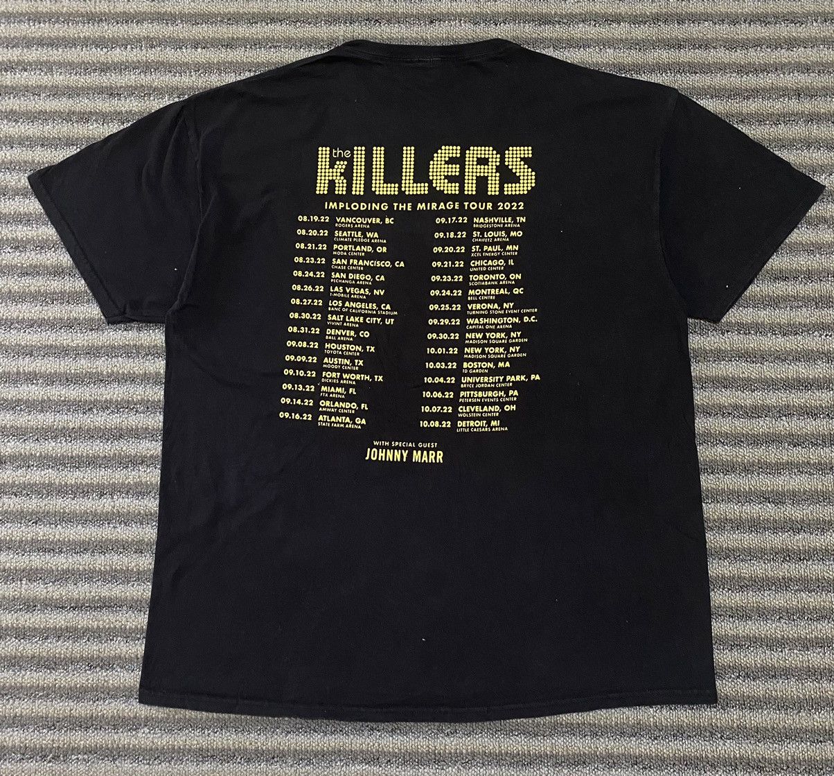 Band Tees × Fruit Of The Loom The Killers Tshirt Size US L / EU 52-54 / 3 - 7 Thumbnail