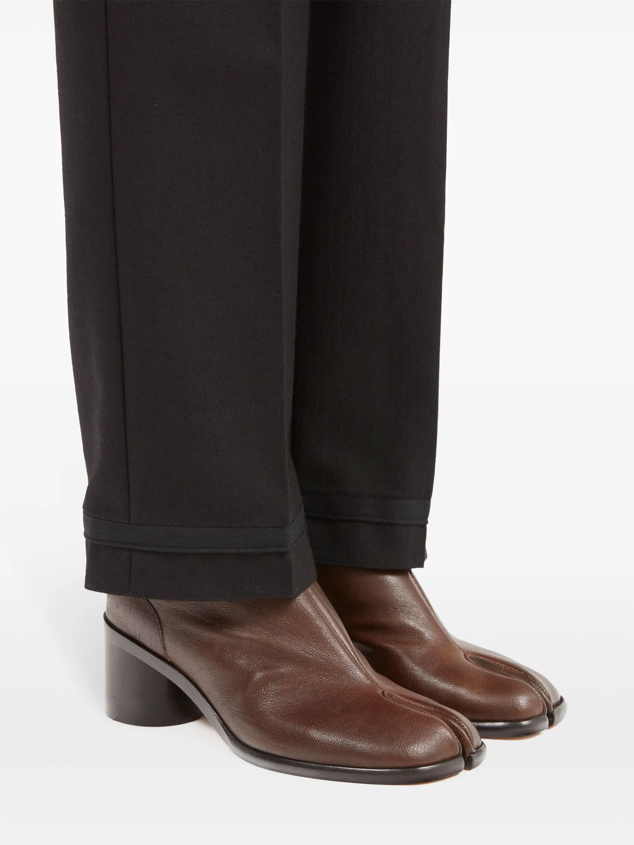 Maison Margiela o1w1db10525 Tabi Ankle Boots in Brown Size US 9 / EU 42 - 6 Thumbnail