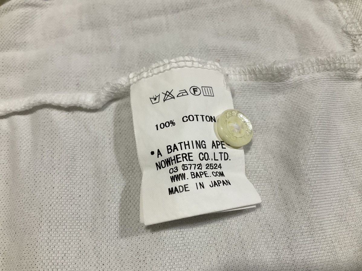 Bape × Nigo 🔥A Bathing Ape Polo Shirt Silver Logo Embroidered Size US M / EU 48-50 / 2 - 7 Thumbnail
