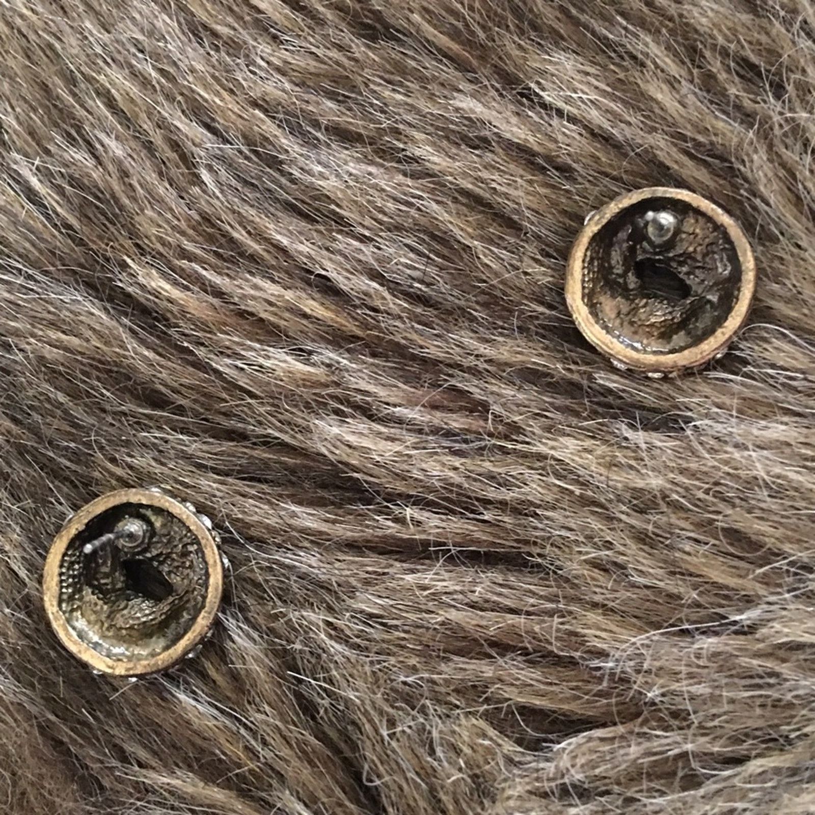 Vintage Vintage rhinestone swirl pierced earrings Size ONE SIZE - 6 Thumbnail