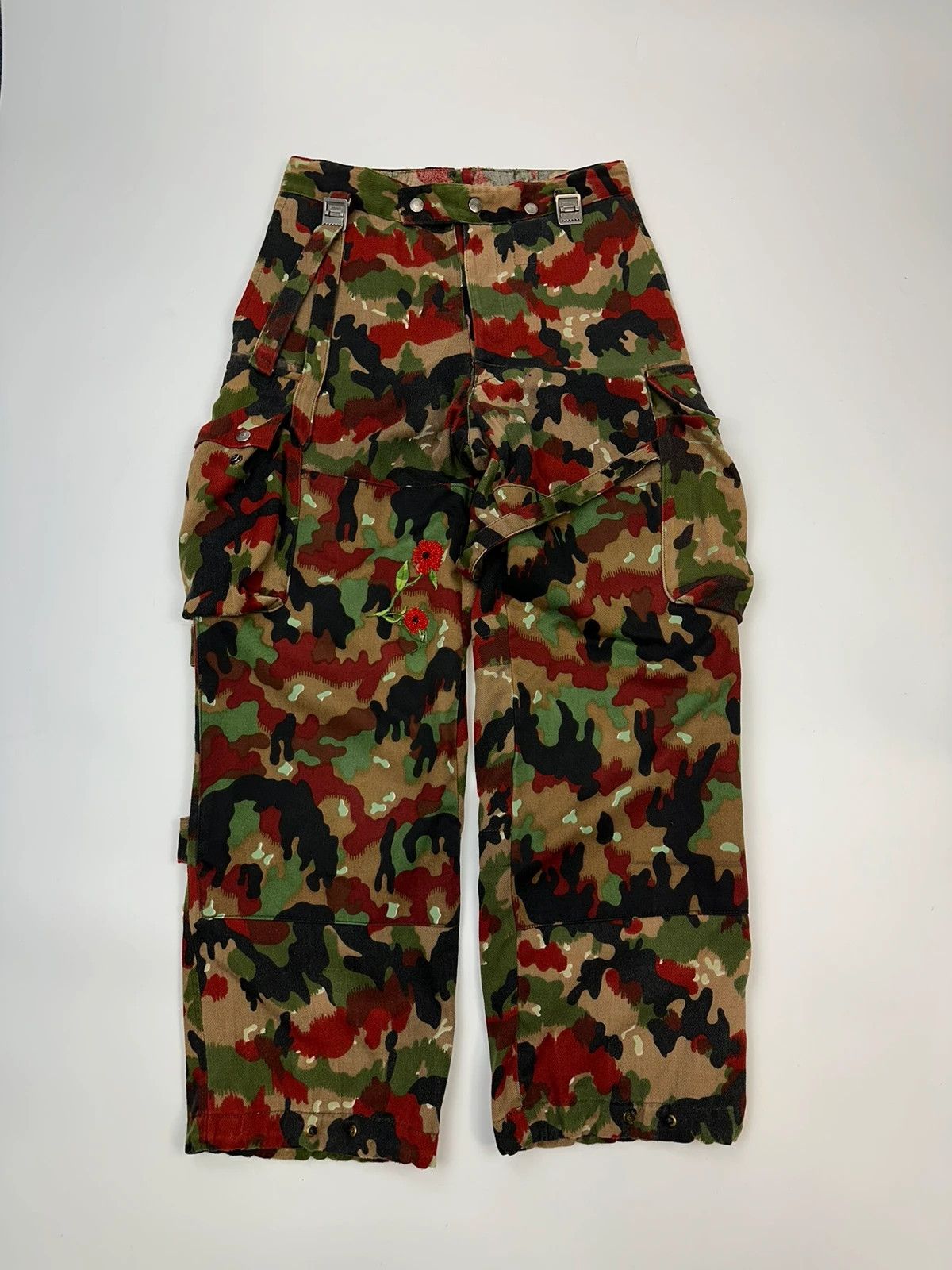 Dolce & Gabbana Dolce & Gabbana 90’s Sample Military Camo Cargo Pants Size US 31 - 1 Thumbnail
