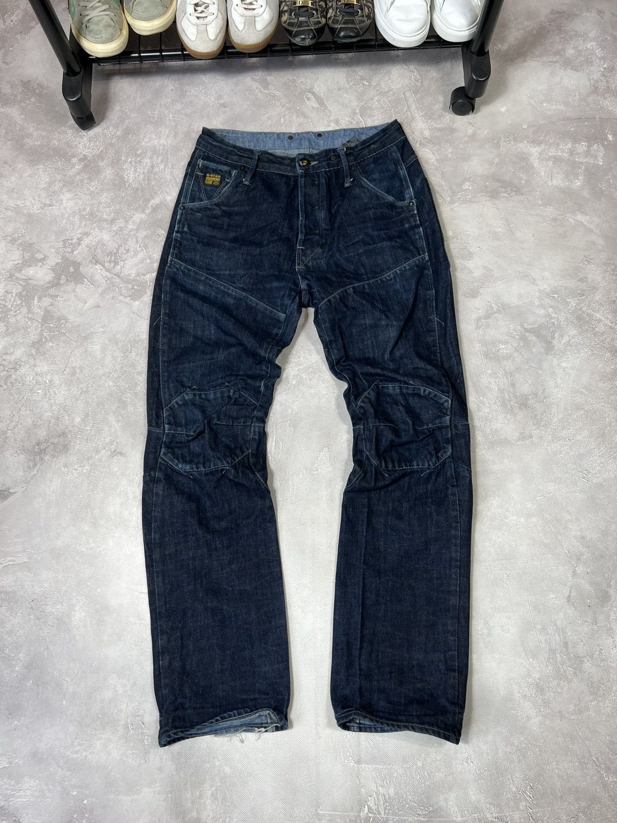 G-Star Vintage Flared G-Star Raw Distressed Baggy Pants Size US 33 - 7 Thumbnail
