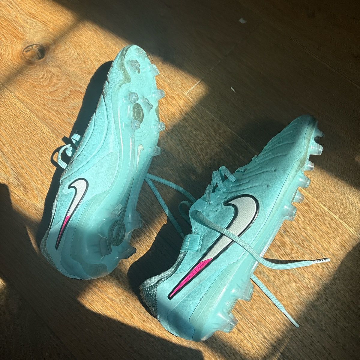 Nike Nike aqua blue cleats Size US 7.5 / EU 40-41 - 6 Thumbnail