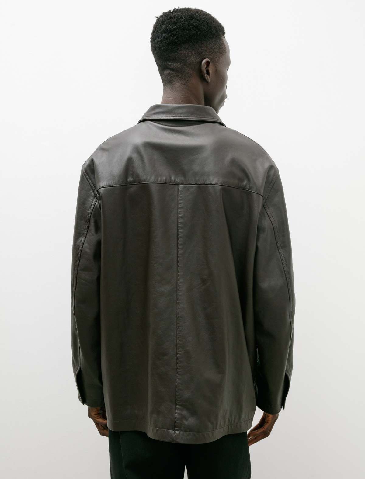 Lemaire Relaxed leather jacket Size US L / EU 52-54 / 3 - 2 Thumbnail