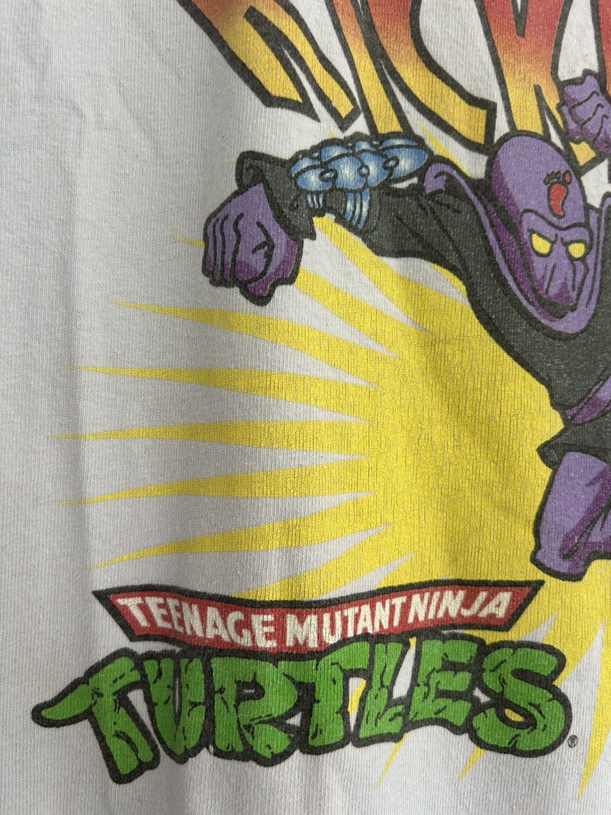 Vintage Vintage TMNT Kickin’ It Foot Clan Graphic Tee Ninja Turtles Size US XXL / EU 58 / 5 - 5 Thumbnail