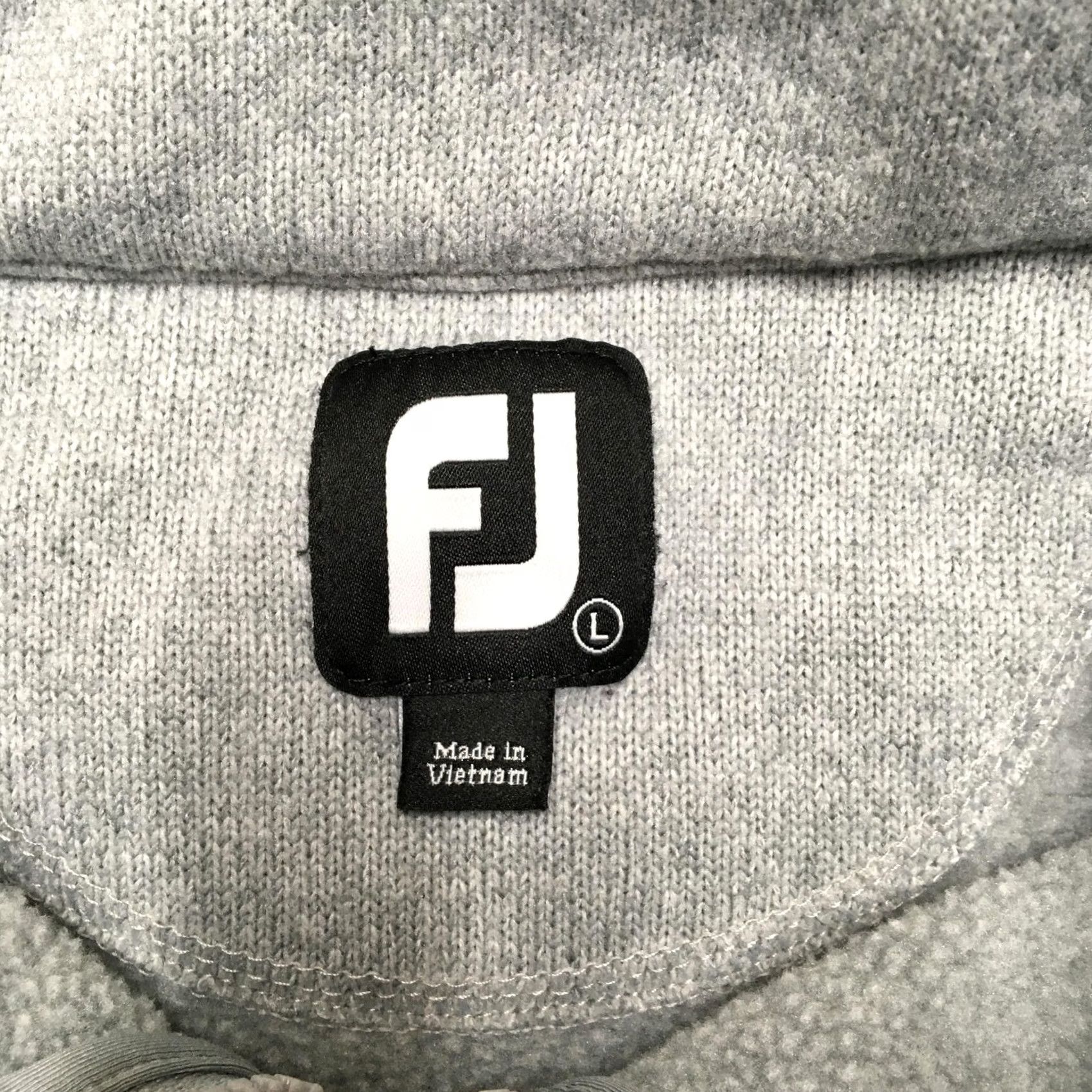 Footjoy FootJoy Mens Vest Sweater 1/4 Zip Mock Neck Fleece Golf Gray L Sleeveless Casual Size US L / EU 52-54 / 3 - 3 Thumbnail
