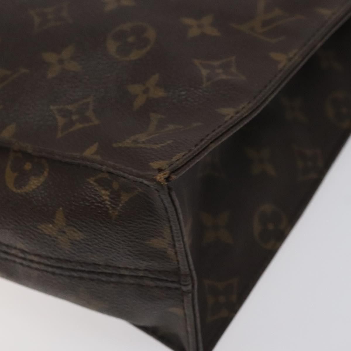Louis Vuitton LOUIS VUITTON Monogram Sac Plat Hand Bag M51140 Size ONE SIZE - 9 Thumbnail