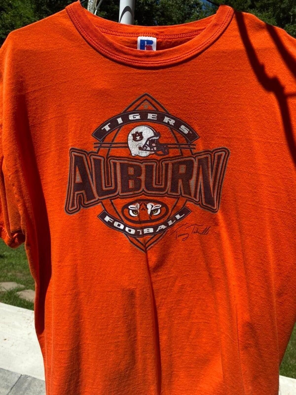 Russell Athletic NCAA Auburn Tigers Football Tommy Tuberville Shirt Size L Size US L / EU 52-54 / 3 - 1 Thumbnail