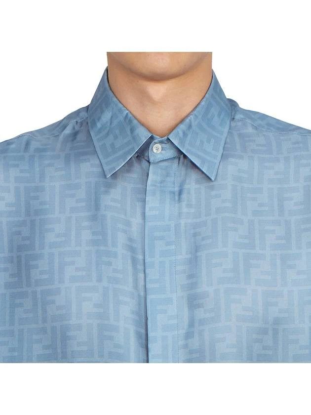 Fendi o1w1db10325 FS0795 Shirt in Blue Size US S / EU 44-46 / 1 - 8 Thumbnail