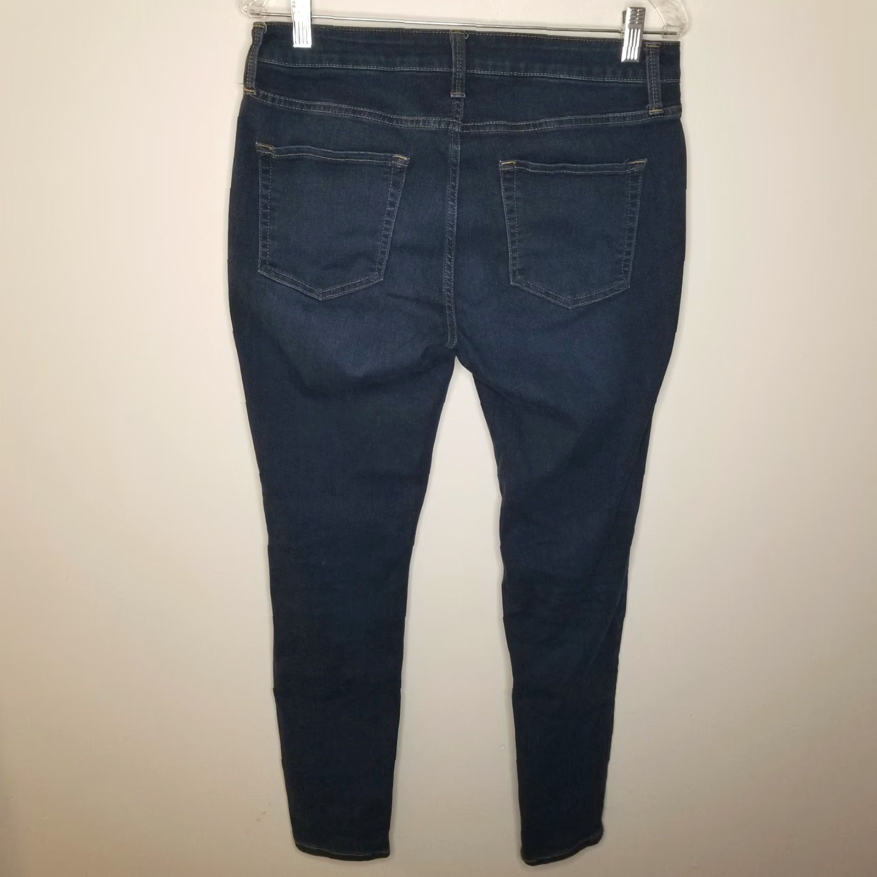 Vintage A New Approach Womens Skinny Blue Jeans Size 10 Size 32" / US 10 / IT 46 - 4 Thumbnail