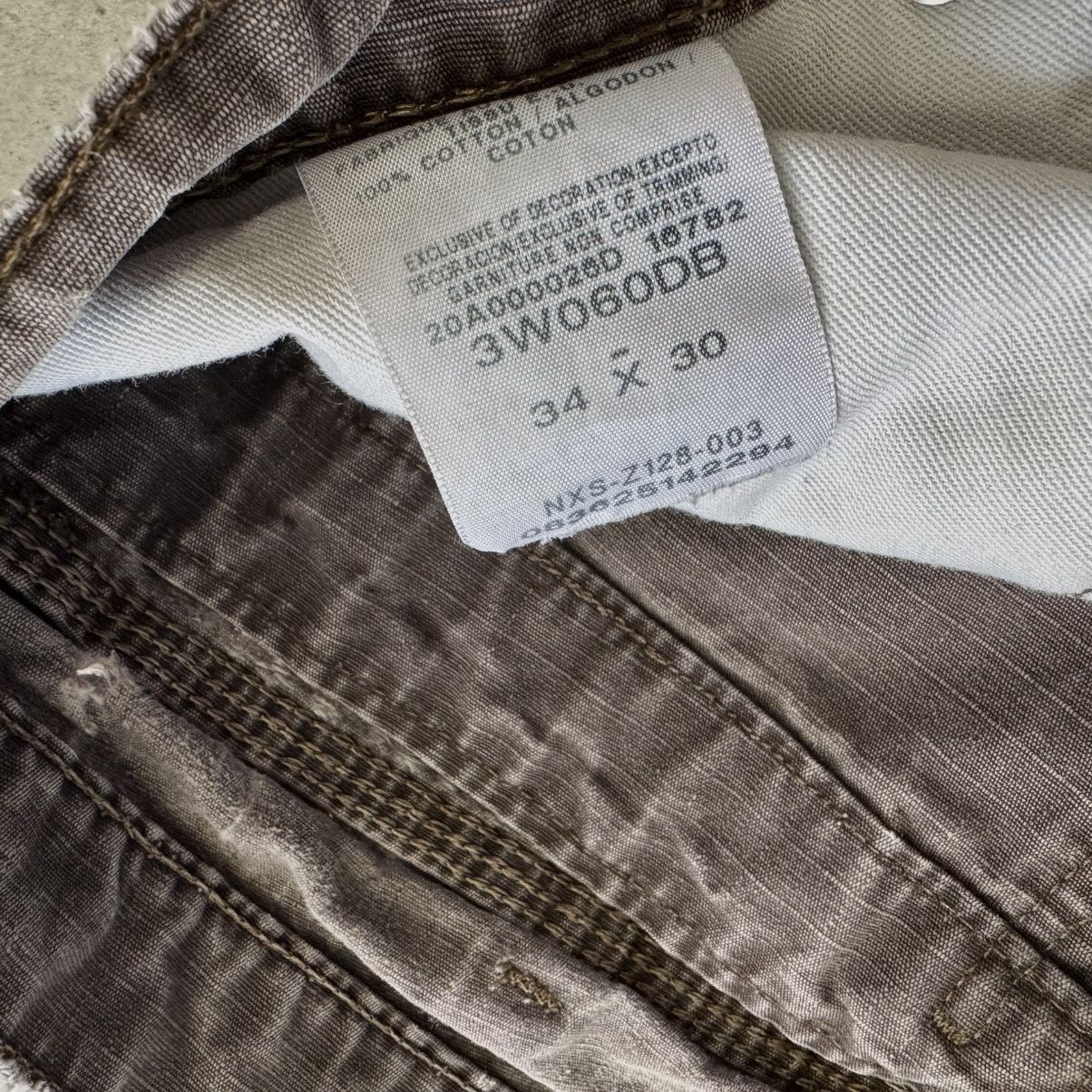 Wrangler Vintage Thrashed And Fedex Wrangler Rigs Chocolate Pants Size US 34 / EU 50 - 4 Thumbnail