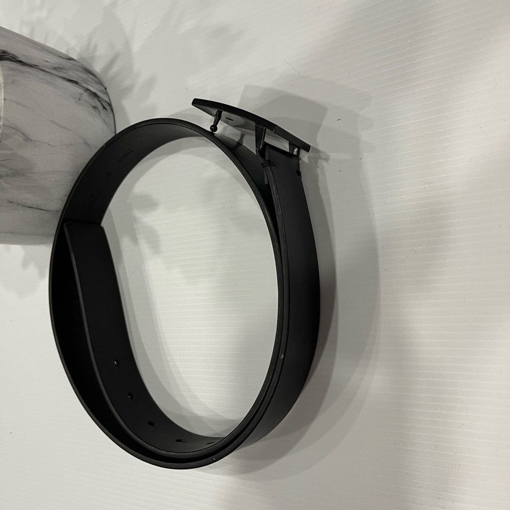 Calvin Klein Calvin Klein real Black leather Belt Size 34 Size 34 - 6 Thumbnail
