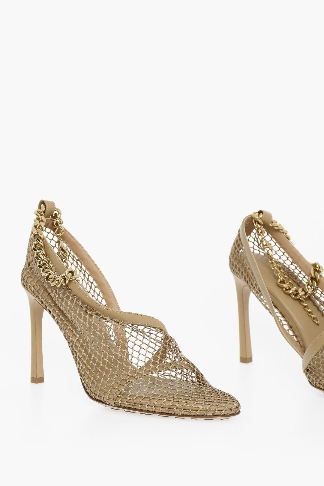 image of Bottega Veneta O1Dk11S0124 Sandals In Beige, Women's (Size 9)