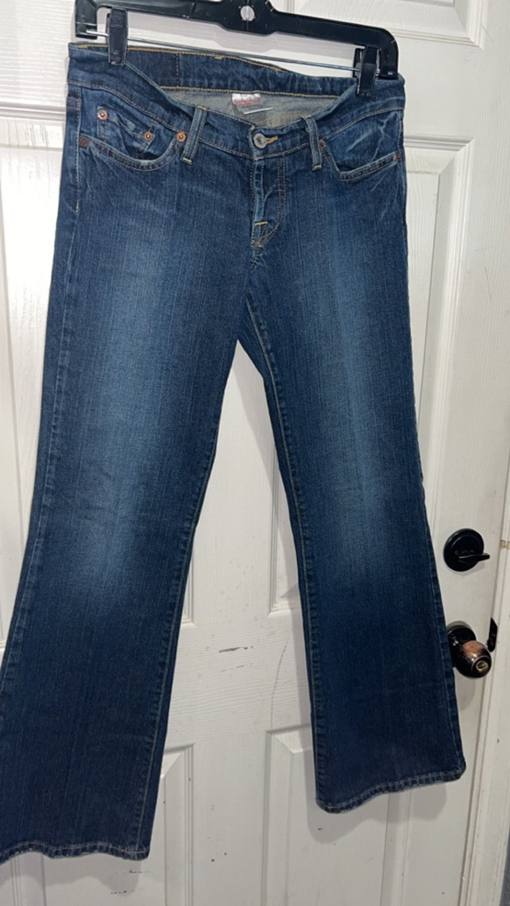 Lucky Brand Women's Lucky Brand Blue Boot Cut Jeans Size 4/27 lil Maggie Size 27" / US 4 / IT 40 - 1 Thumbnail