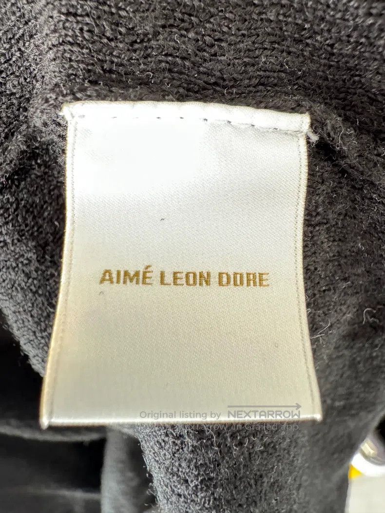Aime Leon Dore Aime Leon Dore Wool Knit Polo Shirt with Knitted Collar Size US XL / EU 56 / 4 - 4 Thumbnail