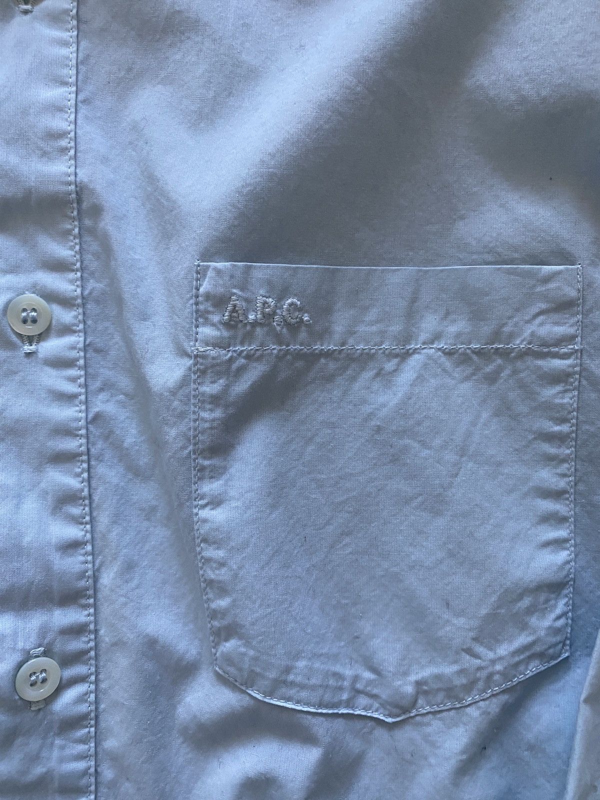 A.P.C. APC Long Sleeve Button Up Shirt Size US M / EU 48-50 / 2 - 2 Thumbnail