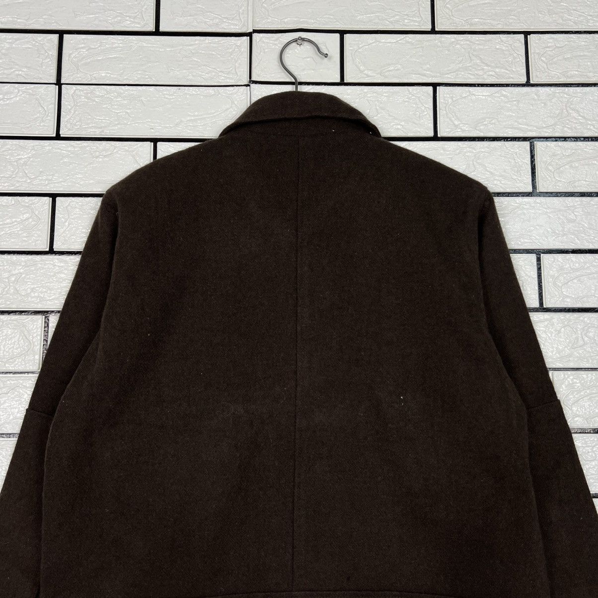 Japanese Brand PIED PIPER Slant Pocket Wool Blend Collared Jacket 4121-C187 Size US M / EU 48-50 / 2 - 17 Thumbnail