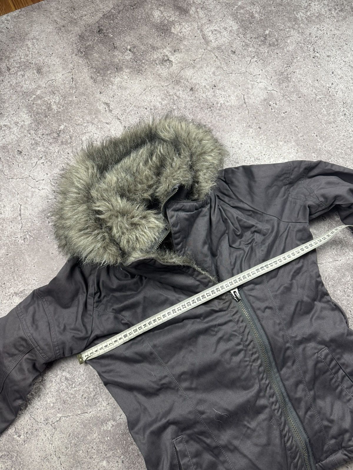 If Six Was Nine Y2K Asymmetrical Fur Zip Jacket Japanese LGB Style Opium Size S / US 4 / IT 40 - 8 Thumbnail