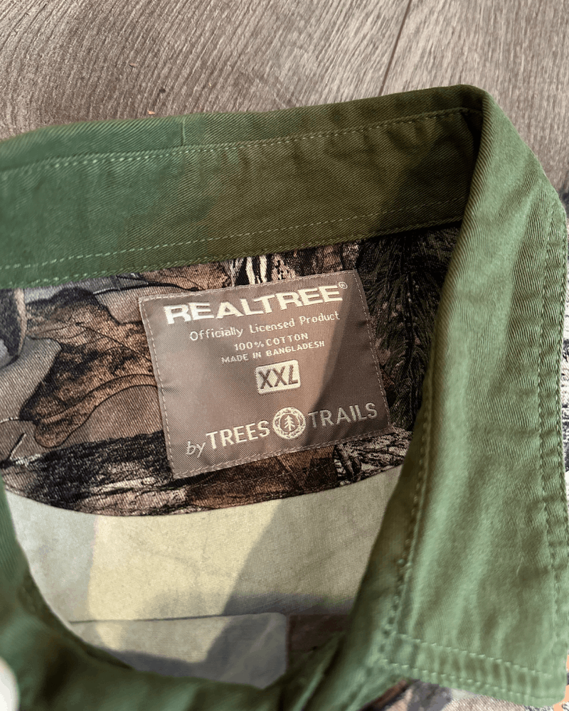 Realtree RealTree Camo Button-Up Cut-Off Vest - Size 2XL / XXL Size US XXL / EU 58 / 5 - 6 Thumbnail