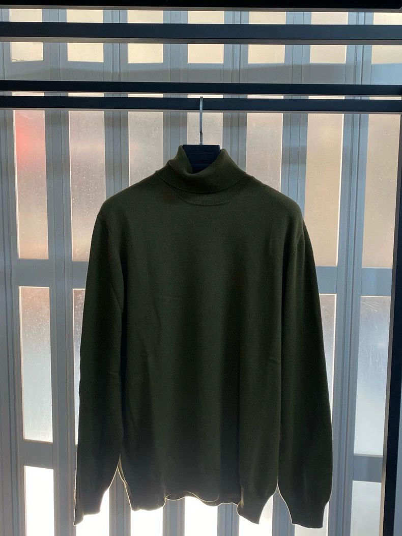 Loro Piana LORO PIANA Turtleneck Men's Long Sleeve Sweater Size US XXL / EU 58 / 5 - 1 Thumbnail