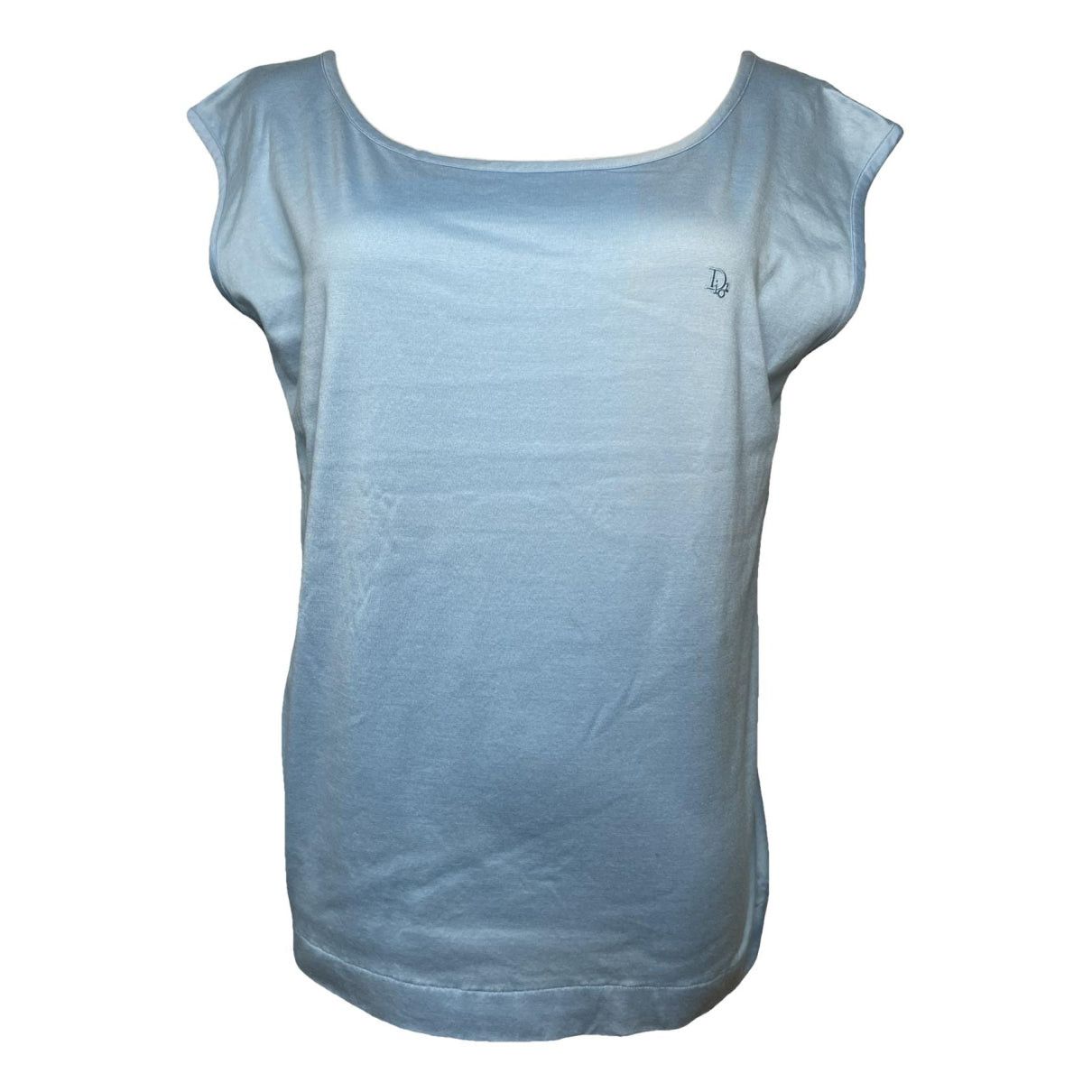 Dior J'adore Turquoise Cotton Top Size M / US 6-8 / IT 42-44 - 1 Thumbnail