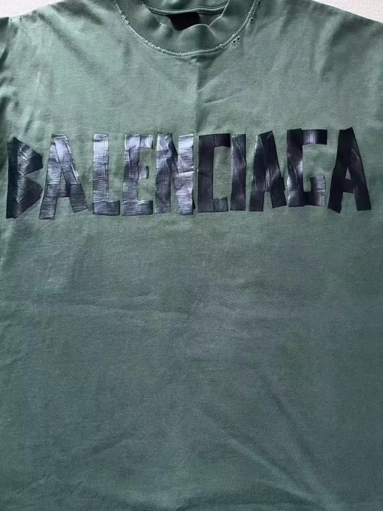 Balenciaga Balenciaga Logo printed Jersey crewneck T-shirt Size US XS / EU 42 / 0 - 3 Thumbnail