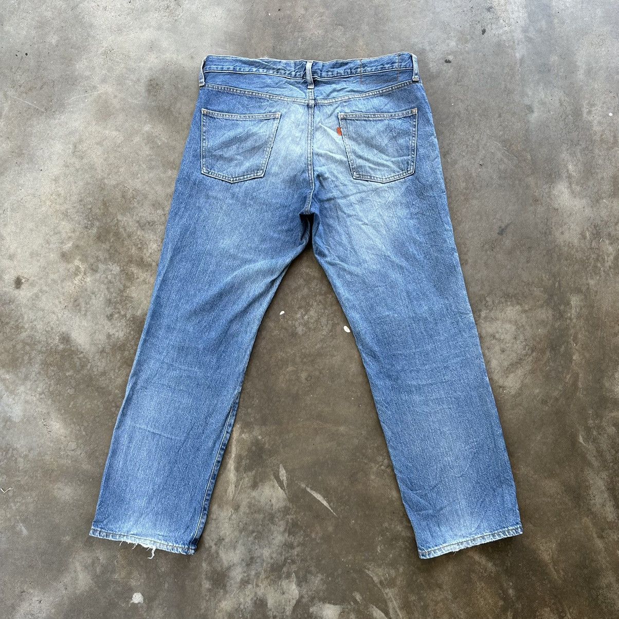 Japanese Brand Vintage Japanese Distressed Jean Faded Denim Pant W36 Size US 36 / EU 52 - 10 Thumbnail