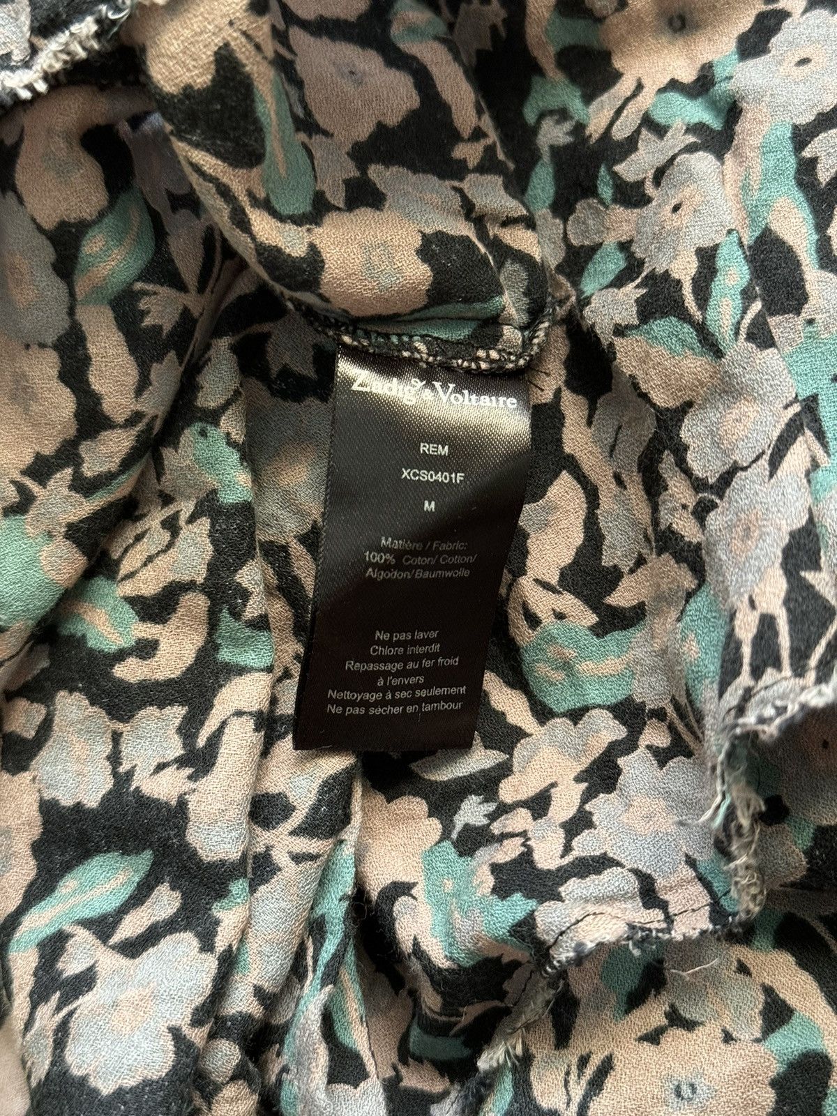 Designer × Zadig & Voltaire Zadig & Voltaire avant garde floral pattern dress Size M / US 6-8 / IT 42-44 - 5 Thumbnail