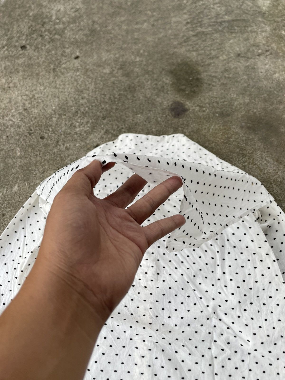 Japanese Brand Yohji Yamamoto Polkadot Shirt Wings Size US M / EU 48-50 / 2 - 9 Thumbnail