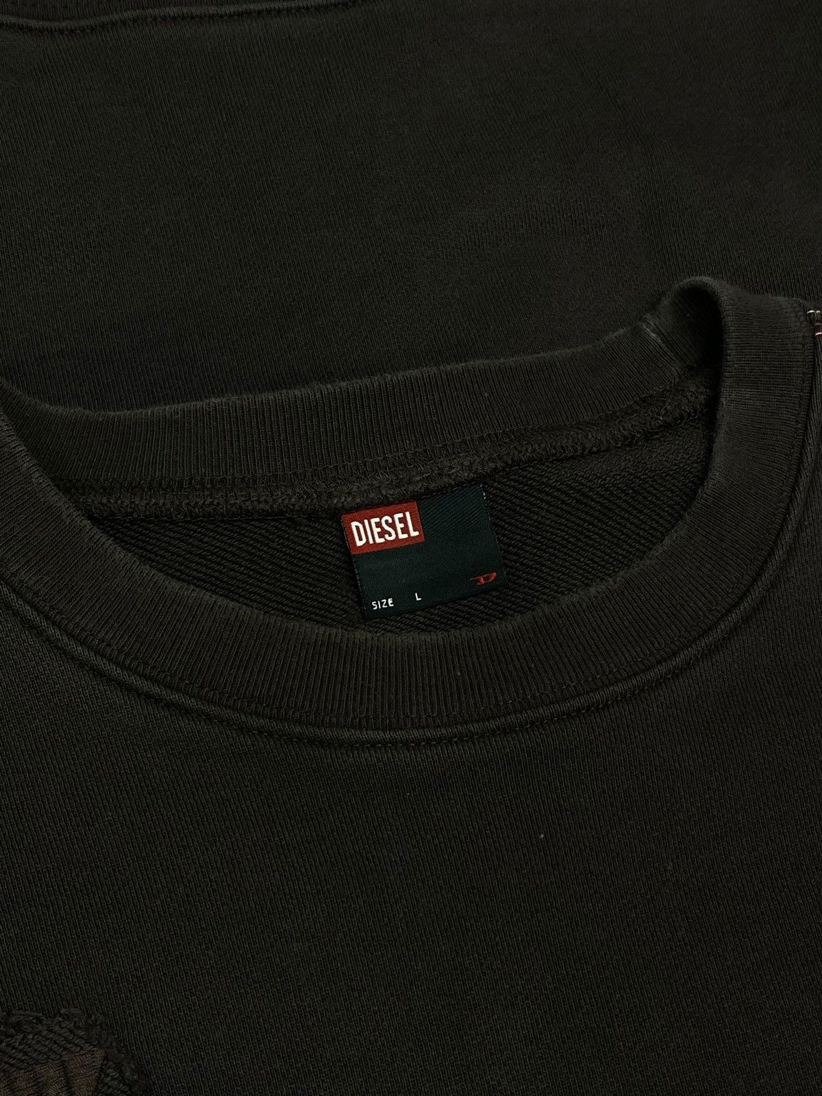 Diesel 00s Diesel Brown Crewneck Sweatshirt Y2k Size US L / EU 52-54 / 3 - 11 Thumbnail