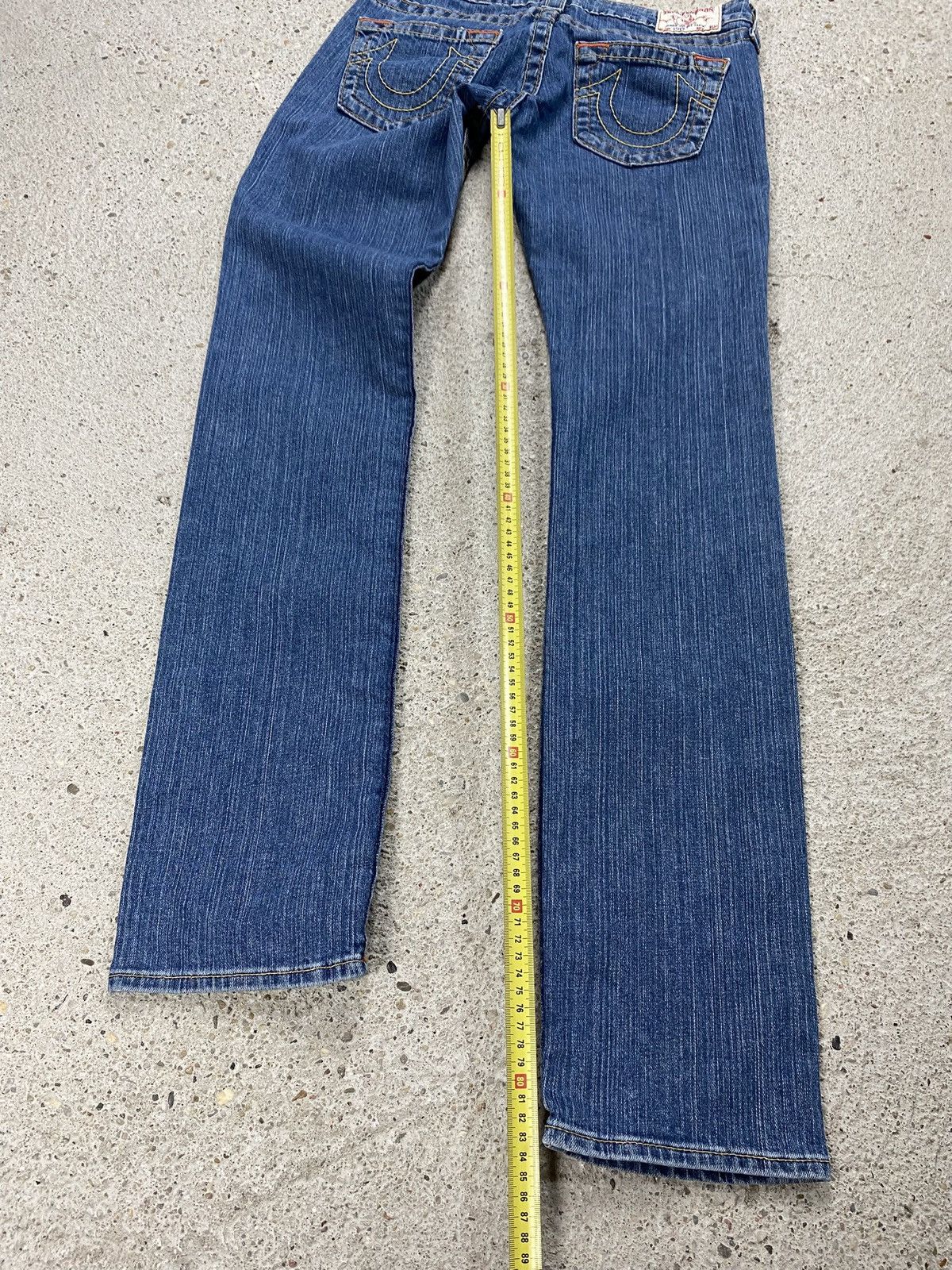 True Religion True religion straight leg jeans stevie made in usa Size 28" / US 6 / IT 42 - 12 Thumbnail