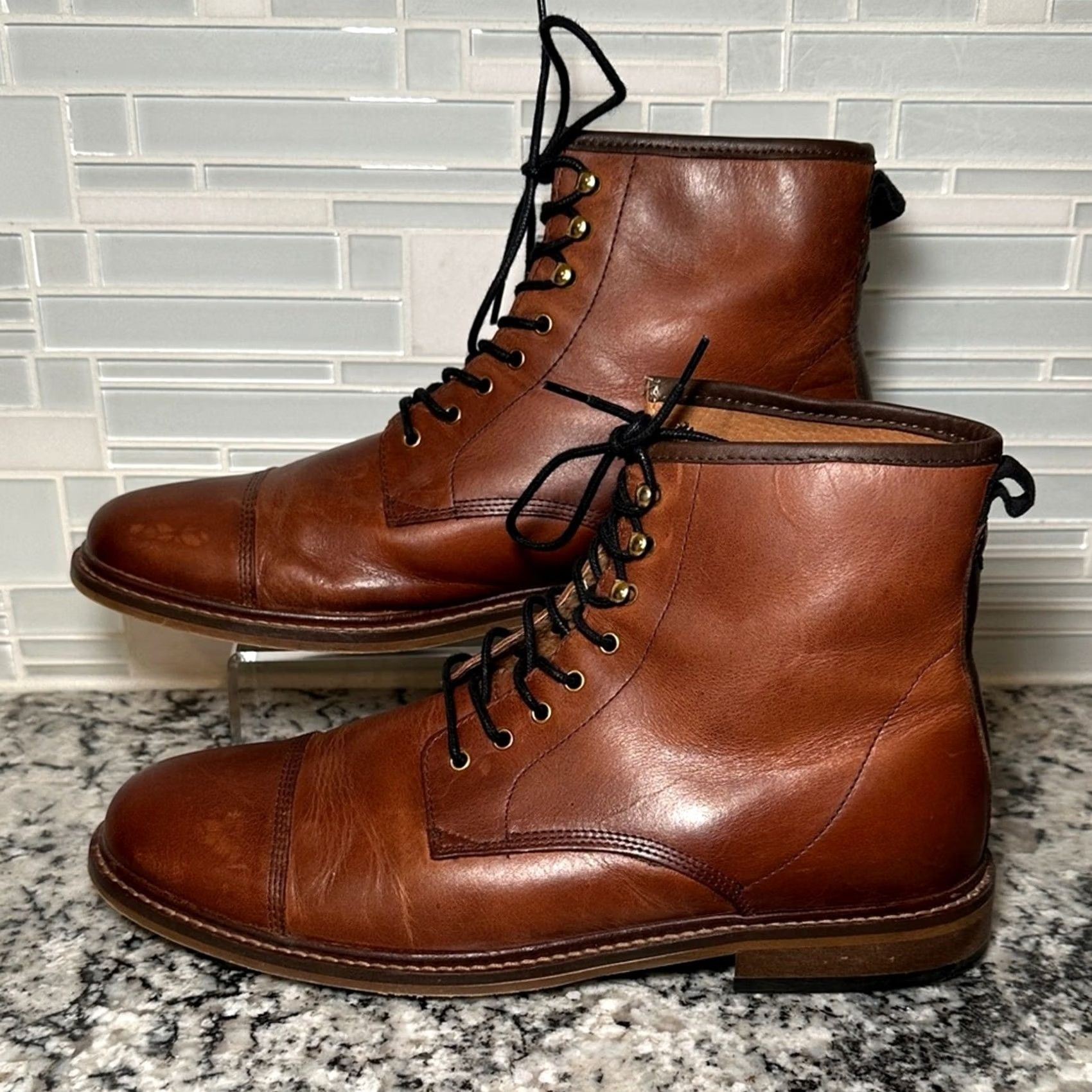 Shoe The Bear Shoe The Bear Chelsea Boots - Brown - Leather - Men - 9.5/10 US - 43 (EU) - Preowned - Cap Toe Lace Up Chelsea Boot Size ONE SIZE - 2 Thumbnail