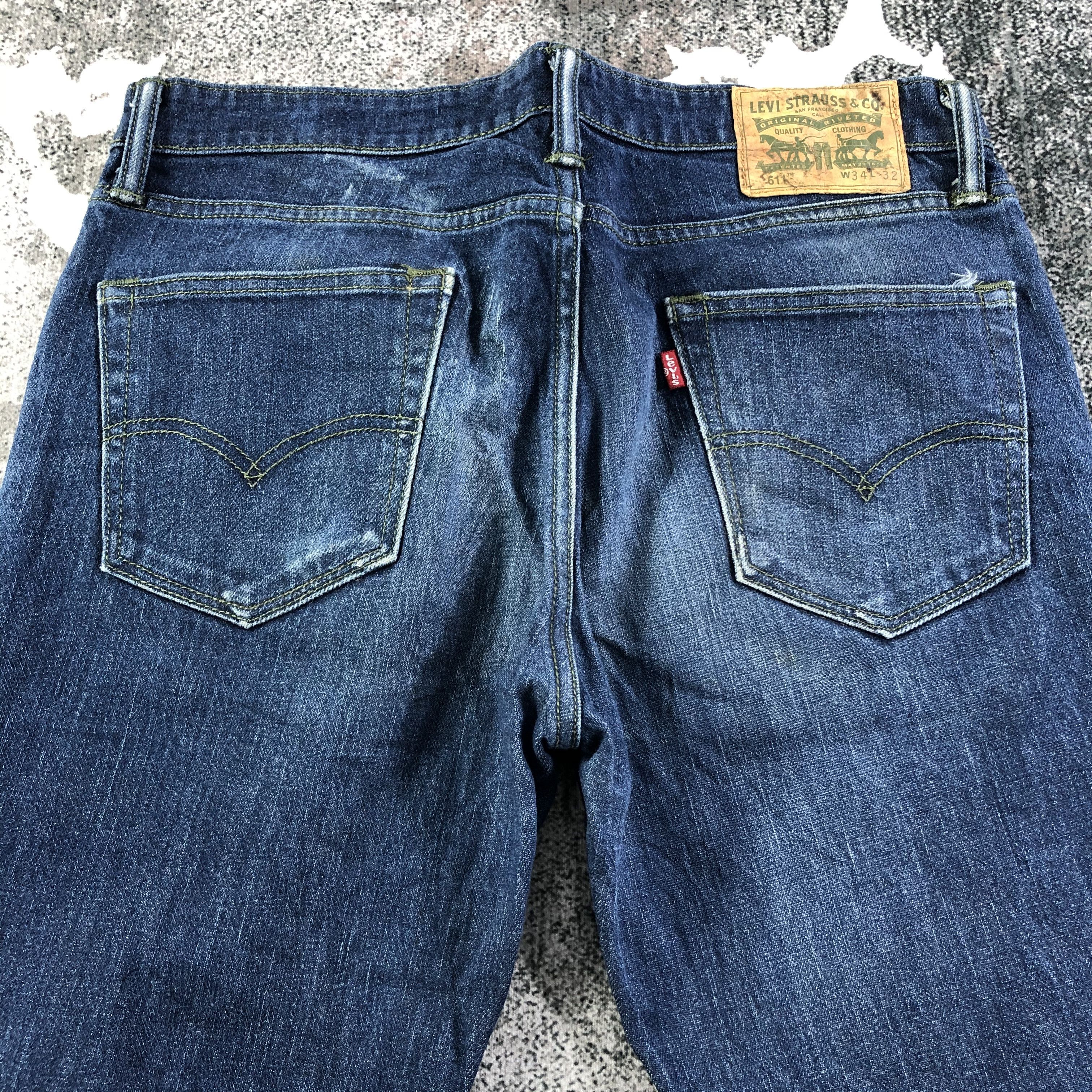 Levi's Levis 511 Jeans Blue Wash Denim KJ1856 Size US 34 / EU 50 - 4 Thumbnail