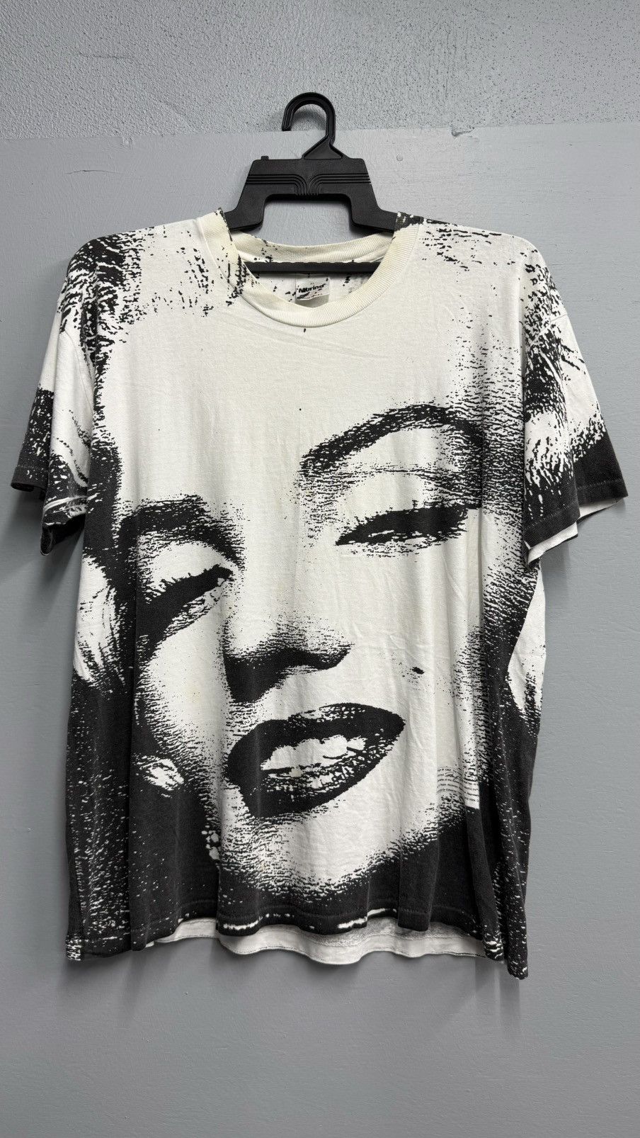 Vintage Vintage Marilyn Monroe overprint tee Size US XL / EU 56 / 4 - 1 Thumbnail